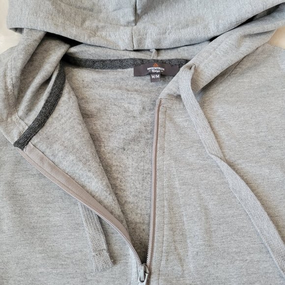 Wolf Howling At Moon in Forest Print Hoodie - Picture 6 of 8